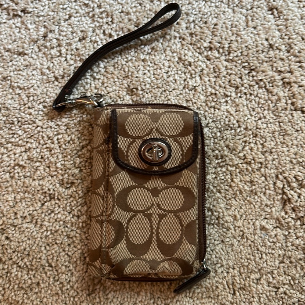 Coach wallet wristlet